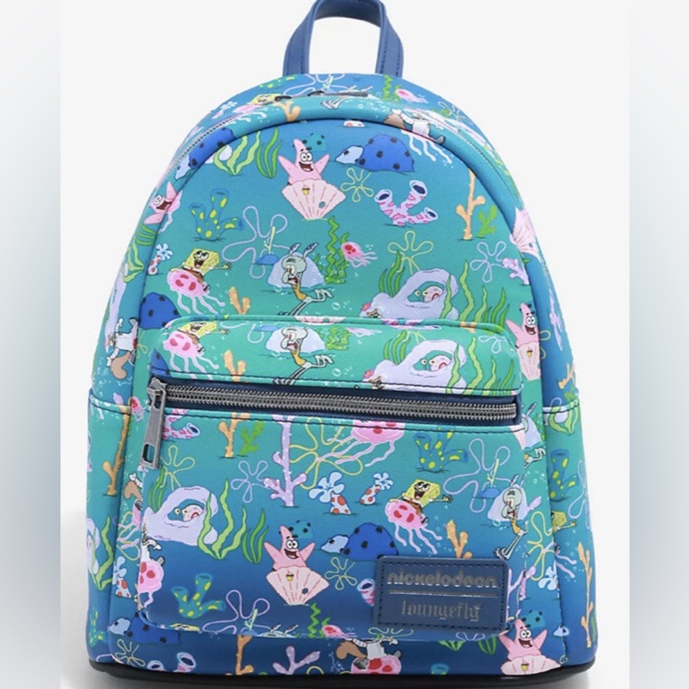 Nickelodeon Blue and Green Kids Backpack